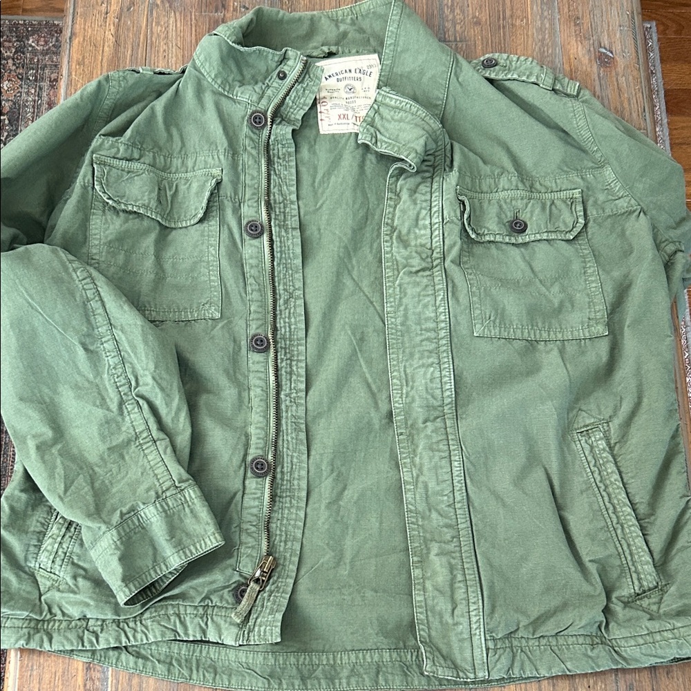 American Eagle Outfitters men’s Green Jean Jacket